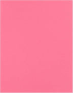 PA Paper Accents Stash Builder Cardstock 8.5" x 11" Hot Rose, 65lb Colored cardstock Paper for Card Making, Scrapbooking, Printing, Quilling and Crafts, 25 Piece Pack