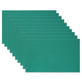 PATIKIL 5x8 Inch Anodized Aluminum Sheet Metal, 10Pcs Laser Plates Engraving Blanks 0.5MM Thin Rectangle for Crafting DIY House Laser Engraving, Green