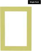 11x14 Mat for 8.5x11 Photo - Precut Pistachio Green Picture Matboard for Frames Measuring 11 x 14 Inches - Bevel Cut Matte to Display Art Measuring 8.5 x 11 Inches - Acid Free ONE MAT