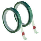 HAHIYO Clear Green 0.5Inch (217Feet/72Yard Total) 2Rolls Floral Tape Waterproof Florist Tape Flower Wrap Adhesive Waterproof Decorative Tape for Bouquet Stem Wrapping Flower Arranging Floral Craft