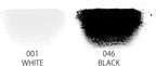 Artecho 12pcs Soft Pastels, 6 White and 6 Black Soft Pastels, Square Chalk for Drawing, Blending, Layering, Shading