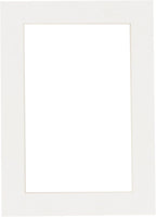 5x7 Mat for 8.5x11 Frame - Precut Mat Board Acid-Free Show Kit with Backing Board, and Clear Bags Textured White 5x7 Photo Matte Made to Fit a 8.5x11 Picture Frame Matboard for Framing, Pack of 1 Mat
