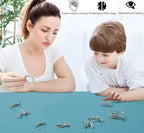 Metal Wire Puzzle Set of 24 with Pouch,Brain Teaser IQ Test Disentanglemen Iron Link Unlock Interlock Game Chinese Ring Magic Trick Toy for Party Favor Kids Adults Challenge