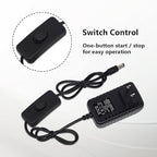 Foam Cutter Hot Wire Electric Styrofoam Cutting Pen Tool | Higher Temperature | 2 Needle | Heat-Insulated Handle | for Eva Foam Board