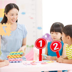 10pcs Handheld Score Paddles Foam Number Scoreboards 1-10 Voting Scoreboards for Sport Competition Classroom Voting and Answers