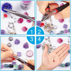 PAXCOO Jewelry Making Supplies Kit with Tools, Wires, Findings for Jewelry Repair and Beading