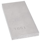 6061-T651 Aluminum Sheet 6 x 12 x 1Inch (25.4MM) Flat Plain Thickened Aluminum Plate with Protective Film, Industrial Grade