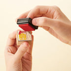 IROMOYO WARABE Stamp PAD, Small Traditional Japanese Ink Colour, Oil-Based Ink pad - Apricot
