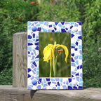 1.1LB Irregular Ceramics Mosaic Tiles, Mosaic Pieces Stones for DIY Mosaic Making Craft Hobby Arts Home Wall Decoration (White)