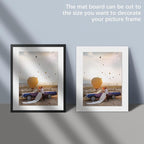 AUEAR, 10 Pack 16x20 Uncut Matte Boards White Photo Mat Board Great for Picture Framing, Print, Artwork