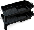 Precision Defined Paint Trays, Paint Roller Trays Liner, Plastic Paint Pan for Roller Brushes, Painting Tray for Painting with Deep Paint Pocket (Paint Roller Tray (2-Pack), 4-inch)