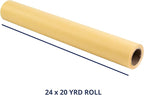 Pacific Arc Tracing Paper Roll, Yellow, 24 Inch x 20 Yard Roll