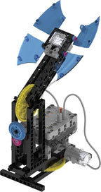 Thames & Kosmos Robotics Workshop Model Building & Science Experiment Kit | Build & Program 10 Robots with Ultrasonic Sensors | Program & Control with App for iOS & Android