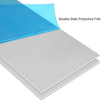 2Pack 6061 T651 Aluminum Sheet Metal 6" x 12" x 1/16"(0.06”) Flat Plain Thin Aluminum Plate Covered with Protective Film, 1.5mm Heat Treatable Rectangle Aluminum Metal Plate for Crafting, lndustry
