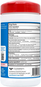 The Pharma-C Company -70% Isopropyl Alcohol Wipes [6 pack - 40ct Canisters] - Bulk IPA First Aid Antiseptic Wound Cleaner with Moisture Lock Lid. For minor cuts, scrapes, and burns.