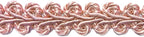 BEL AVENIR Braid Trim 1/2 inch 13.6 Yards French Gimp Basic Sewing Polyester DIY Crafts Costume Home Decorative (Pink)