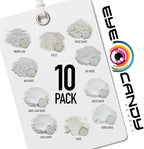 Eye Candy Pigments Premium White Mica Powder - Shoji (25gr) - for Epoxy, Resin, Soap, Paint, Woodworking, Acrylic Pouring, Bath Bombs, Fishing Lures - DIY Arts and Crafts Additive
