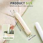 2 in 1 Needle Threader Seam Ripper, Upgraded Sewing Kit Tool for Needle Threading and Seam Removal, Quilting Stitching Supplies for Elderly and Sewing Enthusiasts (White)