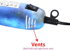 mofa Resin Heat gun,6.6ft Cable 300W Heat Gun for Crafts,Acrylic Paint Dryer Multi-Purpose Electric Heating Nozzle (Blue Mirage)