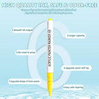 Water Based Acrylic Paint Markers, 9 Colors Acrylic Paint Pens Set with Soft Brush Tip, Marker Pen for Rock Painting, Egg, Wood, Glass, Paper, Acrylic Painter Ink (Warm Yellow Series)