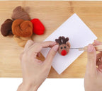 Habbi 100 Colors Needle Felting Wool - Fibre Wool Roving for DIY Craft, Needle Felt Roving for Spinning Blending Custom Colors