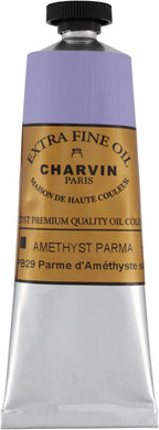 Charvin Extra Fine Oil Paint, Amethyst Parma 60 ml - Triple-Milled, Rich Texture, Poppy Oil-Based, Light-Fast, Handmade, Archival Quality