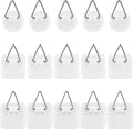 simarro 15PCS Adhesive Picture Hanger, Picture Hanging Hooks Without Nails Foamboard Pictures Hanging Hooks Plate Hangers for The Wall for Plate Frame Wall Art Decor Bathroom Closet(Round Square)