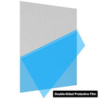 6061 T651 Aluminum Sheet Metal 12 x 12 x 1/8 (0.125”) Inch Flat Plain Aluminum Plate Covered with Protective Film, Heat Treatable Rectangle 3MM Aluminum Metal Plate for Industrial