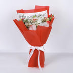 FUHITIM 20 Sheets Flower Wrapping Paper -Waterproof Floral Bouquet Wrapping Paper Used for DIY Crafts, Gift Packaging, Florist Supplies Packaging Paper for Wedding Birthday Gift (Misty Red)