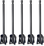 Resin Mixer Epoxy Mixer Paddles Plastic - 6 Reusable Multipurpose Bidirectional Paint Stirrer for Drill Epoxy & Paint Mixer Drill Attachment - Paint Stirrers Epoxy Stirrer - Paint Mixer for Drill