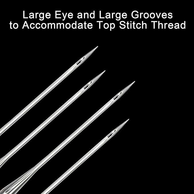 50 Pcs Embroidery Sewing Needles for Brother Machine Needles Size 90/14 130/705H HAx1 Sewing Needles for Brother Sewing Machine (5 Pack of 10 Needles)