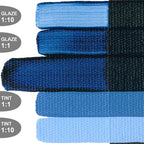 OPEN Slow-Drying Acrylics by GOLDEN, Prussian Blue Hue, 5 fl oz. tube, Professional Acrylic Paint, Semi-Transparent