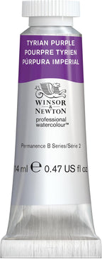 Winsor & Newton Professional Watercolour, Revival Collection, 14ml (0.47-oz) Tube, Tyrian Purple