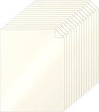 40 Sheets Cream Shimmer Cardstock 8.5 x 11 Ivory Paper, 75lb Off White Paper Card Stock for School Crafting, Cards Making, Business Cards, Wedding Invitations, Menus