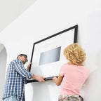 Large Sawtooth Picture Hangers - Supports 300 lbs - 4 Pack Super Heavy Hangers with Screws, Professional Picture Hanging Hardware for Heavy Decorations