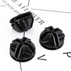 32 Pieces Cube Connectors Plastic Storage Wire Cube Organizer ABS Connectors for Modular Closet Storage Organizer and Wire Shelf (Black)