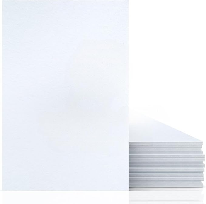 White Foam Board 22 x 28 x 1/8" (3mm) Inch, 15 Pack Acid-Free Foam Core Poster Board Sheets for Art, Crafts, Presentation, Vision Board, Signboard, and Party Decorations