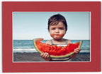 Poster Palooza 8.5x11 Mat Bevel Cut for 7x9 Photos - Acid Free Deep Red Precut Matboard - For Pictures, Photos, Framing - 4-ply Thickness
