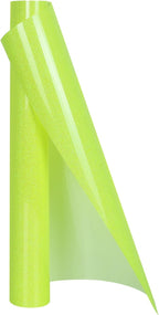 TORC Yellow Glitter HTV Heat Transfer Vinyl Roll 12 inch x 5 ft Iron on Vinyl for T Shirts Crafts