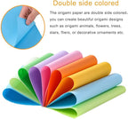 A4 Origami Paper White 100 Sheets, 8.27×11.7 inch Double Sided Color Easy Fold Big Origami Paper A4 Colored Copy Papers Thin 70gsm for Beginners, DIY handwork Art and Craft Projects (210 x 297 mm)