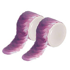 uxcell 2 Rolls Petal Washi Tape, 80 Pieces Floral Decorative Tape Colored Masking Tapes Crafting Supplies for DIY Crafts, Gift Wrapping, Scrapbook, Party Decorations, Small Violet