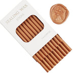 Copper Wax Seal Sticks, ONWINPOR 20pcs Glue Gun Wax Sealing Sticks for Waxs Seal Stamp, Wedding Invitations, Envelope Letter Sealing (20, Copper)