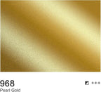 AUREUO Pearl Gold Acrylic Paint, 4 Fl Oz / 120ml Single Tube, Rich Pigment Art Craft Paints for Canvas, Rocks, Wood, Ceramic, Fabric - Art Supplies for Beginners, Professionals, Artists