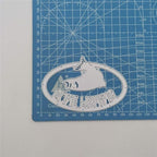 Metal Gone Fishing Words Cutting Dies, Two Fish Die Cuts Embossing Stencils Template Mould for Card Scrapbooking and DIY Craft