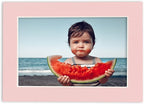 Pack of 25 Acid Free 8x10 Mats Bevel Cut for 5x8 Photos - Pink Precut Matboards With Backing Boards and Clear Photo Mat Bags For Pictures, Photos, Framing - 4-ply Thickness