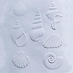 Mvchifay Cutting Dies for Card Making Metal Die-Cuts Scrapbooking Tool Hollow Frame DIY Craft Punch Template Embossing for Paper Album Decor (6-Shell Conch 11.1x9.7cm)