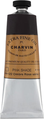 Charvin Extra Fine Oil Paint, Ombre Rose 60 ml - Triple-Milled, Rich Texture, Poppy Oil-Based, Light-Fast, Handmade, Archival Quality