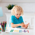 Darice 1000 Pcs Colored Popsicle Sticks for Crafts, 4.5" Colorful Wooden Rainbow Craft Sticks Supplies, STEM DIY Art, Ages 3+