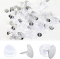 50 Pairs Rubber Butterfly Clutch Backs – Blank Pin Backings Replacement, Tie Tacks Keepers Replacement with Lapel Enamel Pins, Tie Tacks Blank Pins Enamel Pins, Brooches & DIY Craft Making