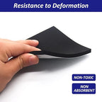 Foam Padding Sheets with Adhesive Backing - 1/4" Thick Self Stick Neoprene Insulation Foam,1/4 Inch Thick X 4 Inch Long X 4 Inch Wide (8, 1/4Inch x 4Inch x 4Inch)